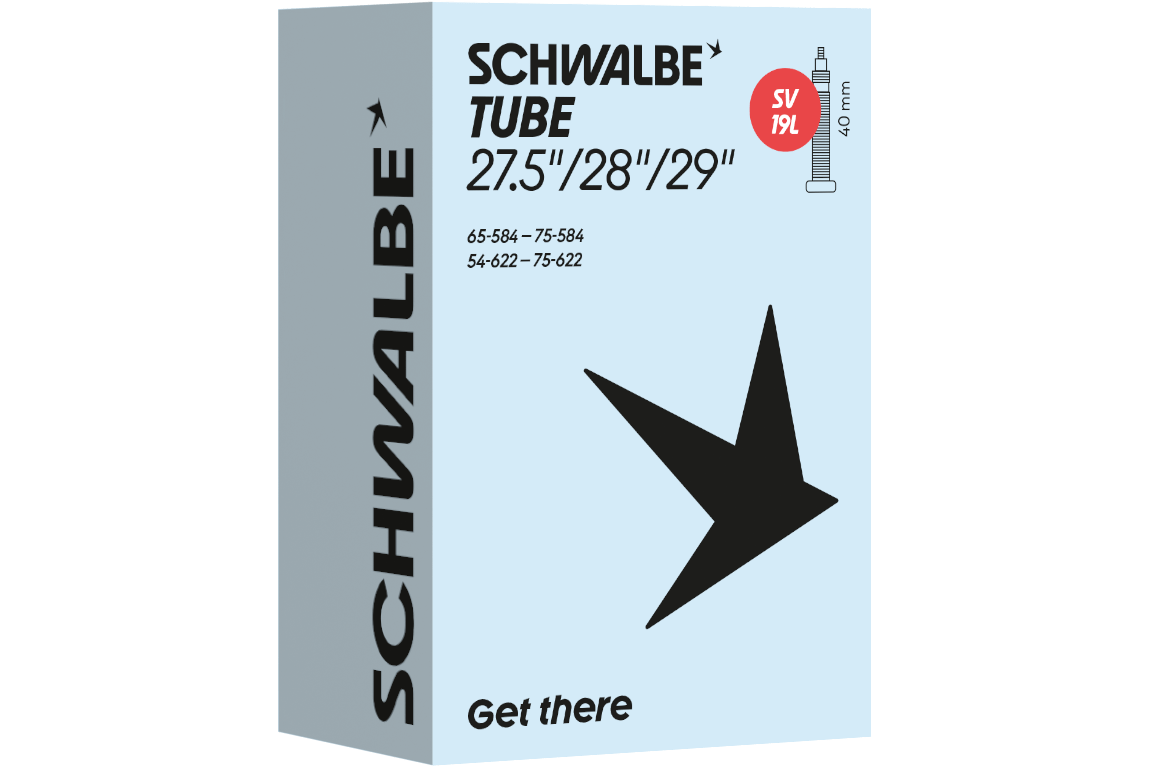 Schwalbe Fahrradschlauch Nr.19L 54/75-584/622 27,5/28/29 Zoll SV (Sclavarand/Presta)