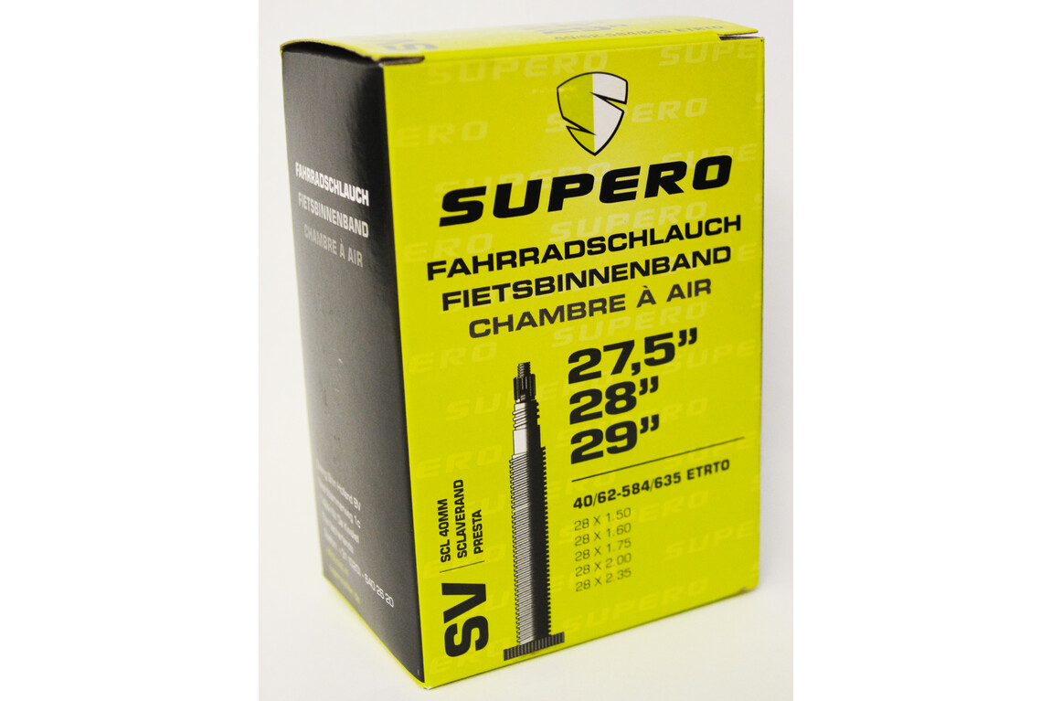 SUPERO Fahrradschlauch 27,5 Zoll