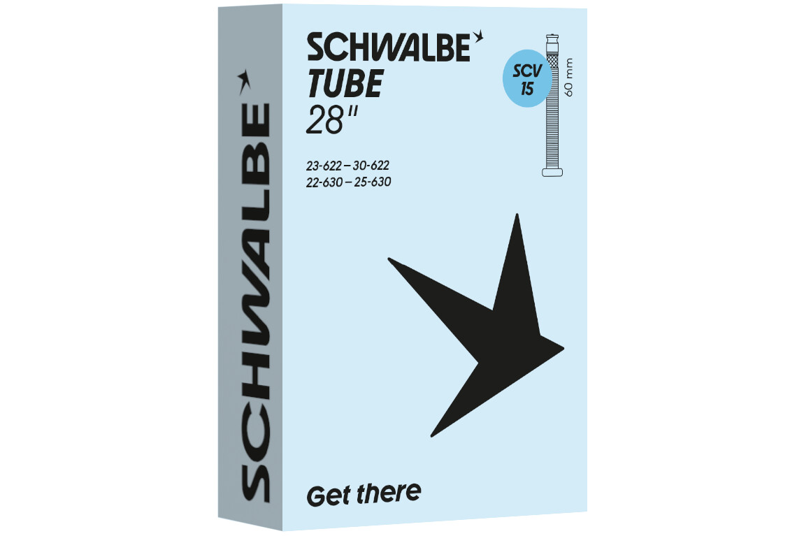 SCHWALBE Fahrradschlauch Nr. 15 60 mm 28"
