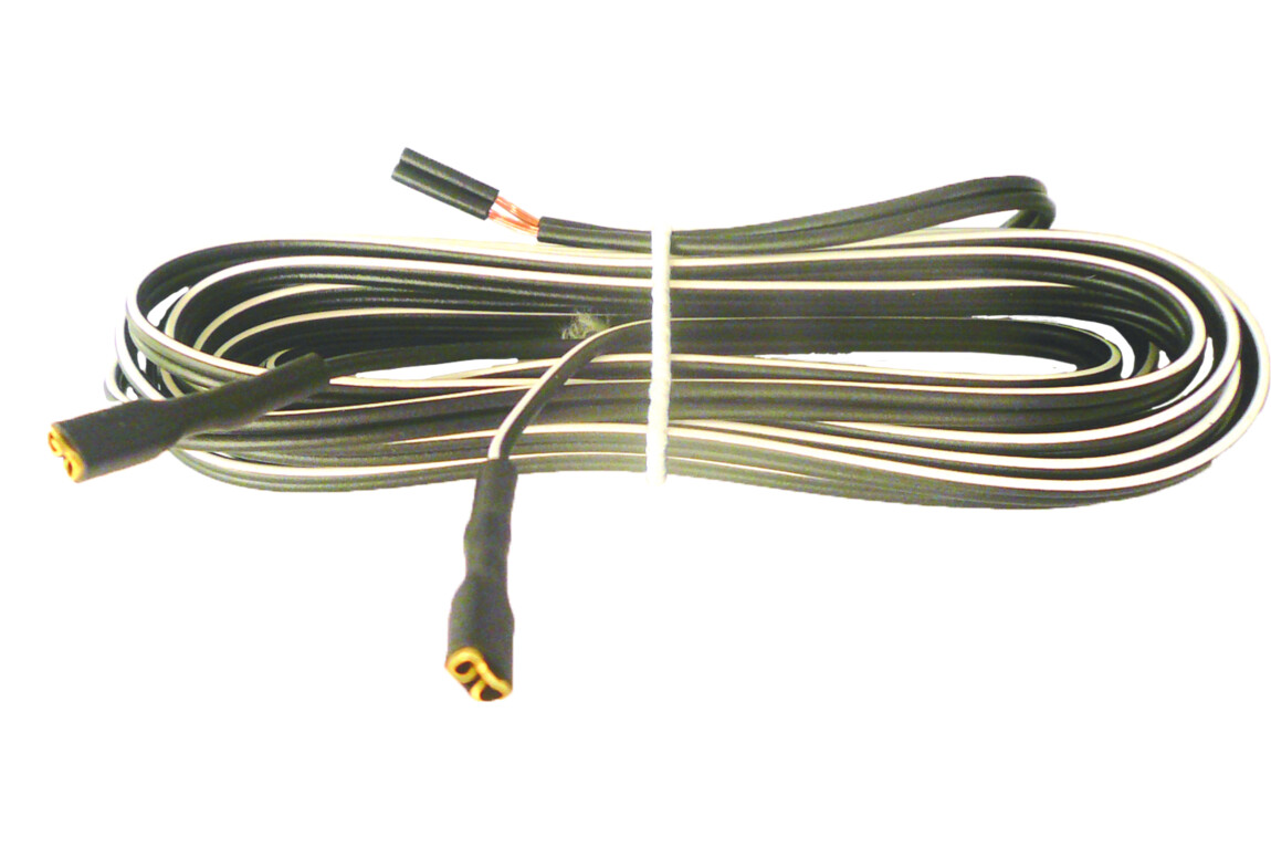 BUM Rücklichtkabel 2 Fasen mit Stecker 2100 mm