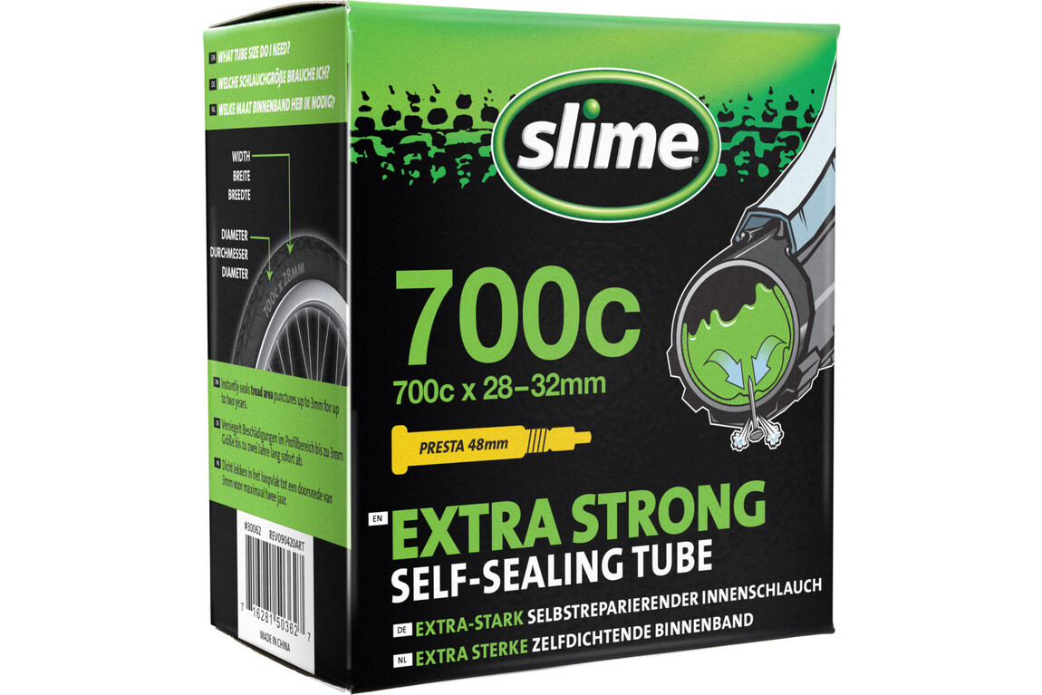 SLIME selbstabdichtender Fahrradschlauch 28/29 Zoll  AV/SCL-Ventil